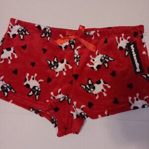 WEEKENDING WOMEN'S  FRENCH BULLDOG SLEEPWEAR SHORTS